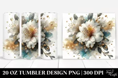 Shiny Golden Azalea Tumbler Product Image 1