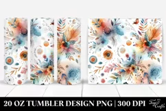Colorful Watercolor | 20 Oz Tumbler Product Image 1