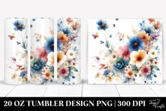 Colorful Watercolor | 20 Oz Tumbler Product Image 1