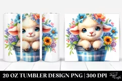Colorful Baby Lamb | 20 Oz Tumbler Product Image 1