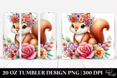 Colorful Baby Squirrel | 20 oz Tumbler Product Image 1