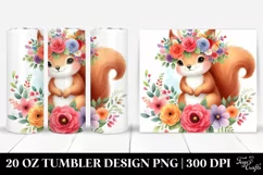 Colorful Baby Squirrel | 20 oz Tumbler Product Image 1