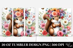Colorful Baby Squirrel | 20 oz Tumbler Product Image 1