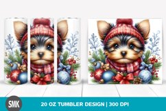 Watercolor Cute Baby Yorkshire Terrier | 20 oz Tumbler Product Image 1