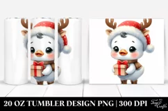 Cute Watercolor Swan with Party Hat PNG Product Image 1