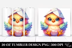 Colorful Baby Chicken | 20 Oz Tumbler Product Image 1