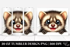 Funny Marten Big Eyes Tumbler | 20 Oz Product Image 1