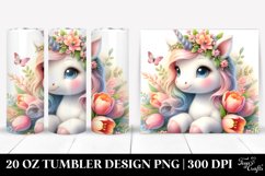Cute Baby Unicorn Tulip Tumbler | 20 Oz Product Image 1