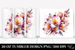 Shiny Freesia with Golden Insertions | 10 Oz Tumbler Product Image 1
