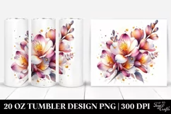 Shiny Freesia with Golden Insertions | 10 Oz Tumbler Product Image 1