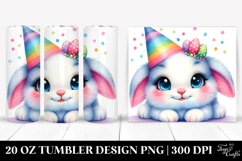 Party Hat Baby Bunny | 10 Oz Tumbler Product Image 1