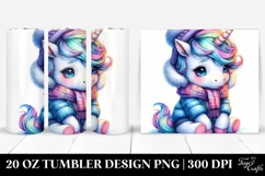 Cute Baby Unicorn | 20 oz Tumbler Product Image 1