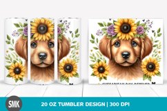 Watercolor Cute Baby Chesapeake Bay Retriever | 20 oz Product Image 1