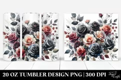 Colorful Rose Art | 20 oz Tumbler Product Image 1