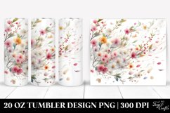 Tumbling Spring Petals | 20 Oz Tumbler Product Image 1
