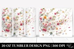 Tumbling Spring Petals | 20 Oz Tumbler Product Image 1