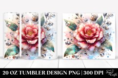 20 Oz Tumbler Sublimation | -Like Material Camellia with Product Image 1