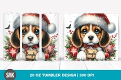 Baby Beagle Winter Ornaments Tumbler | 20 oz Tumbler Product Image 1