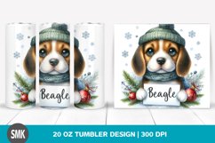Baby Beagle Winter Ornaments Tumbler | 20 oz Tumbler Product Image 1