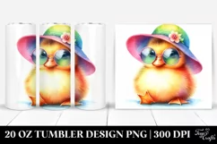 Colorful Baby Duck Tumbler Product Image 1
