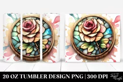 Rose Watercolor | 20 Oz Tumbler Product Image 1