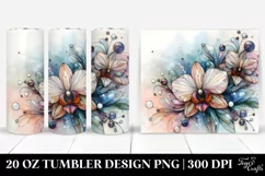 Ornate Orchid, 20 Oz Tumbler Product Image 1