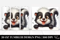 Crazy Skunk Popping | 20 Oz Tumbler Product Image 1
