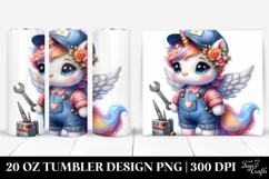 Pastel Baby Unicorn Tumbler Product Image 1
