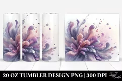 Running Cute Hummingbird, Transparent 20 Oz Tumbler Product Image 1