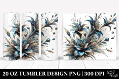 Detailed Lobelia Marble | 20 Oz Tumbler Product Image 1