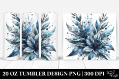 Detailed Lobelia Marble | 20 Oz Tumbler Product Image 1