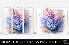 Abstract Shiny Hyacinth | 20 oz Tumbler Product Image 1