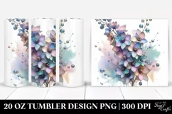 Shiny Delphinium 20 Oz Tumbler Product Image 1