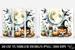 Funny Halloween Clipart 20 Oz Tumbler Product Image 1