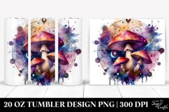 Magical Celestial Mushroom Sublimation Clipart Product Image 1