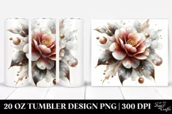 Glossy Camellia | 20 Oz Tumbler Product Image 1