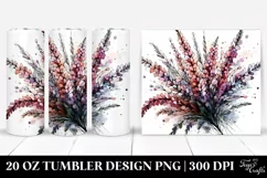 Heather Watercolor | 20 Oz Tumbler Product Image 1