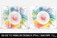 Colorful Simple Sun | 20 Oz Tumbler Product Image 1