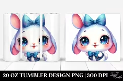 Vibrant Cute Baby Bunny Tumbler Product Image 1