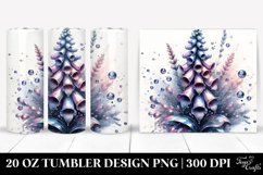 abstract shiny foxglove made of glass | 20 oz Tumbler Product Image 1
