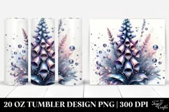 abstract shiny foxglove made of glass | 20 oz Tumbler Product Image 1