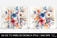 colorful watercolor background | 20 oz Tumbler Product Image 1