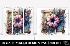 Wooden Petunia Clipart Product Image 1