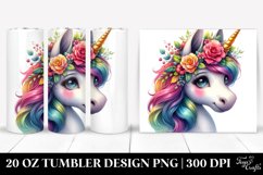 Vibrant Baby Unicorn Clipart Product Image 1