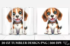 Funny Beagle with Popping Eyes | 20 Oz Tumbler Product Image 1