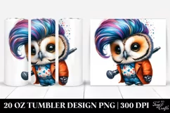Proud Baby Owl as a Model 20 Oz Tumbler Product Image 1