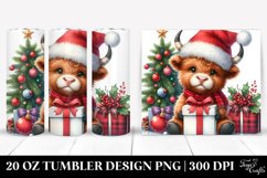 Christmas PNG 20 Oz Tumbler Design Product Image 1