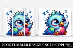 Cute Baby Pigeon Sleeping | 20 Oz Tumbler Product Image 1
