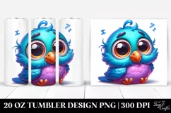 Cute Baby Pigeon Sleeping | 20 Oz Tumbler Product Image 1