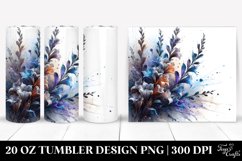 Abstract Shiny Lobelia | 20 oz Tumbler Product Image 1